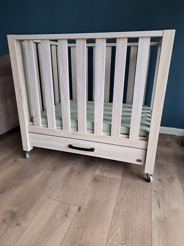 Nette box 80x100cm 3 hoogtes, lade en op wielen., Kinderen en Baby's, Boxen, Ophalen, Zo goed als nieuw, In hoogte verstelbaar