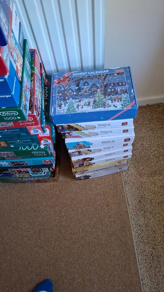 TE KOOP AANGEBODEN 158 LEGPUZZELS, Ophalen of Verzenden, 500 t/m 1500 stukjes, Gebruikt
