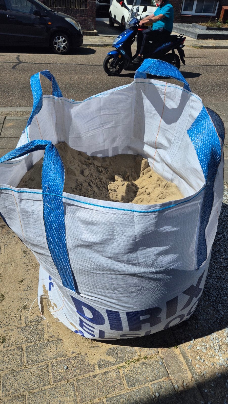 Big bag zand - Ophoogzand/Straatzand, Ophalen of Verzenden, Gebruikt, Straatzand