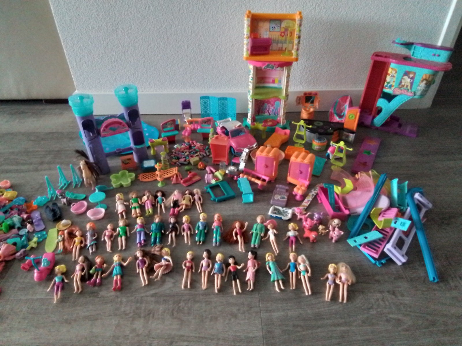 veel polly pocket, Ophalen of Verzenden
