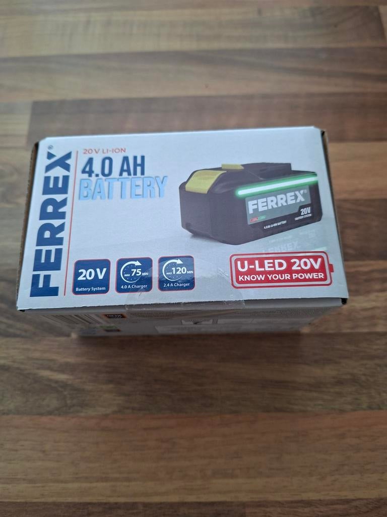 Ferrex accu., Ophalen of Verzenden, Nieuw