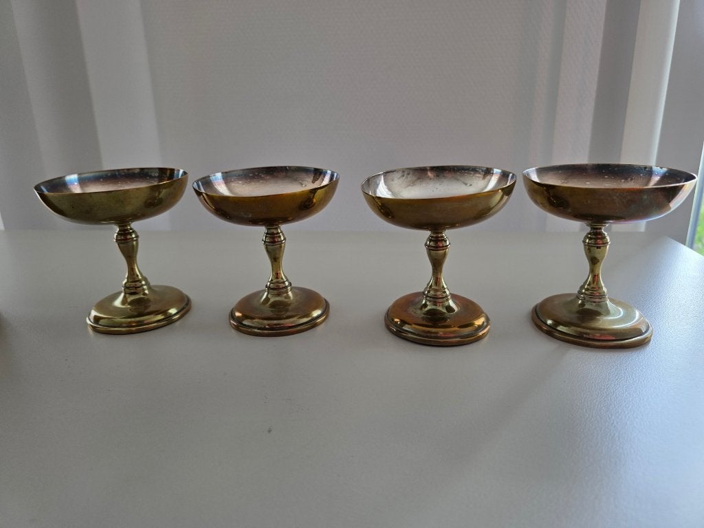 IJscoupes vintage 4 stuks, Ophalen of Verzenden
