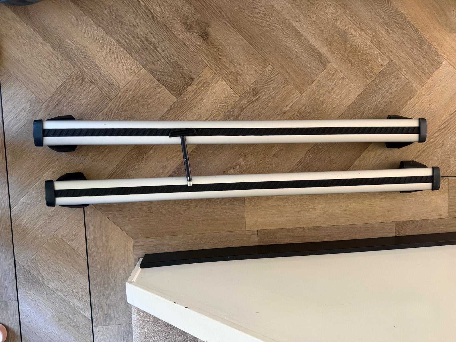Originele Audi Q5 dakdragers met sleutel, Ophalen, Zo goed als nieuw