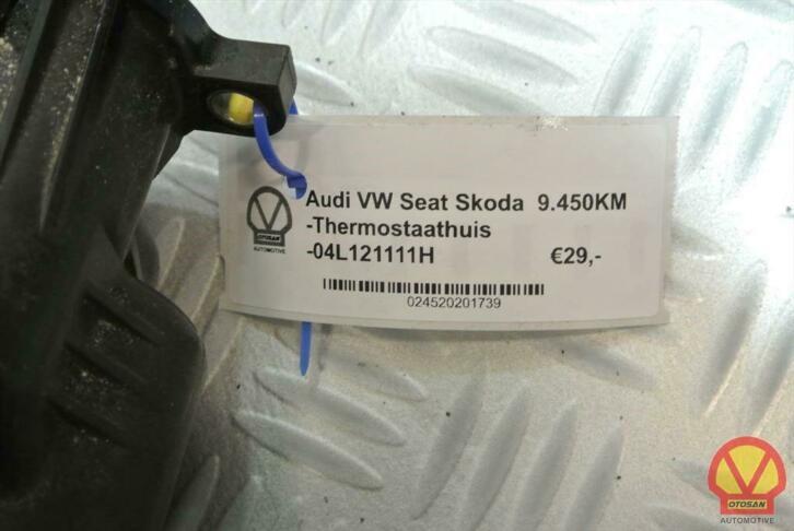 audi vw seat skoda thermostaathuis 04l121111h, Auto-onderdelen, Gebruikt, AUDI AG, Auto-Union-Strasse 1
85045  Ingolstadt, DE