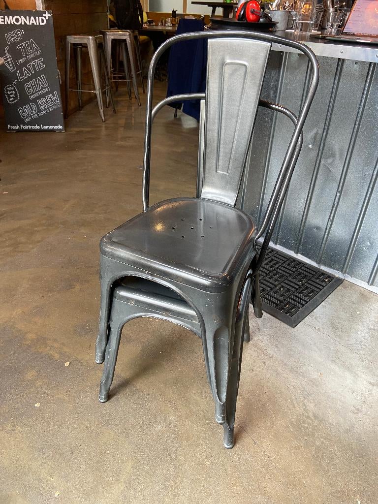 Metalen Stoelen (x24), Huis en Inrichting, Stoelen, Ophalen, Gebruikt, Metaal, Metaal