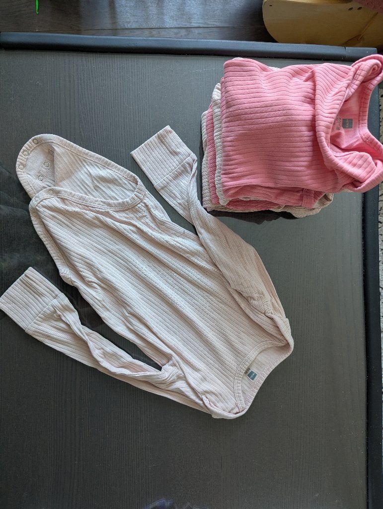 Nette Hema meegroei rompers 86/92, Nacht- of Onderkleding, Gebruikt, Meisje, Ophalen of Verzenden