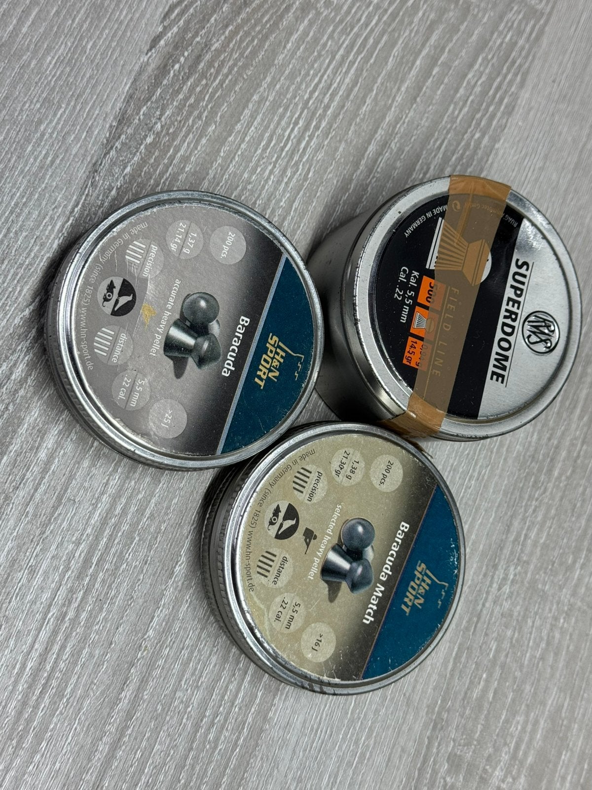.22 luchtbuks kogeltjes, Ophalen of Verzenden, Zo goed als nieuw