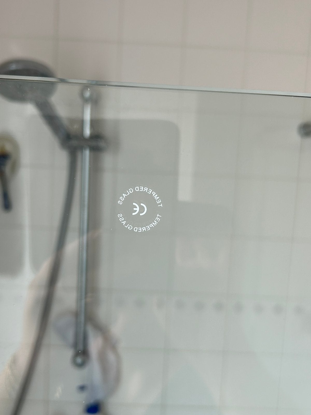 Douchecabine gemonteerd 140x40 dikte 10mm zo goed als nieuw, Ophalen of Verzenden, Zo goed als nieuw
