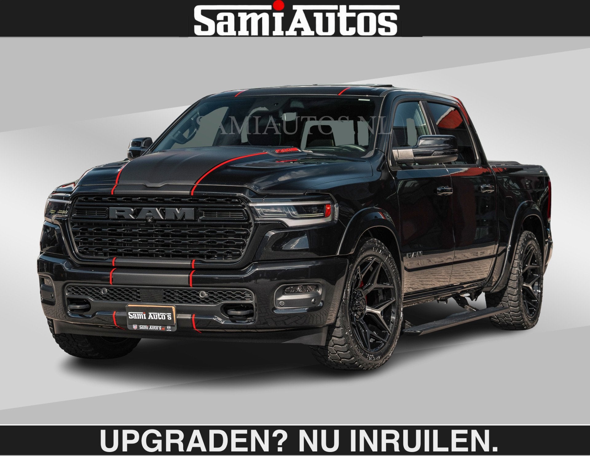 Dodge Ram HULK PACKAGE | Limited Night H.O 540HP €84950,-, Automaat, Dealer onderhouden, Met garantie (alle), Zwart