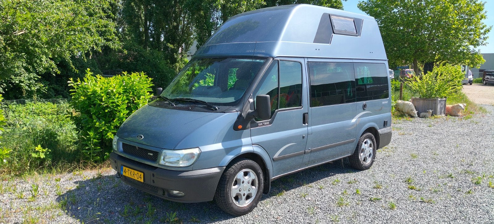 FORD TRANSIT NUGGET# WESTFALIA # HOOG DAK # AIRCO # BJ2006, Chemisch toilet, Buscamper of Camperbus, Ford, Treinzit