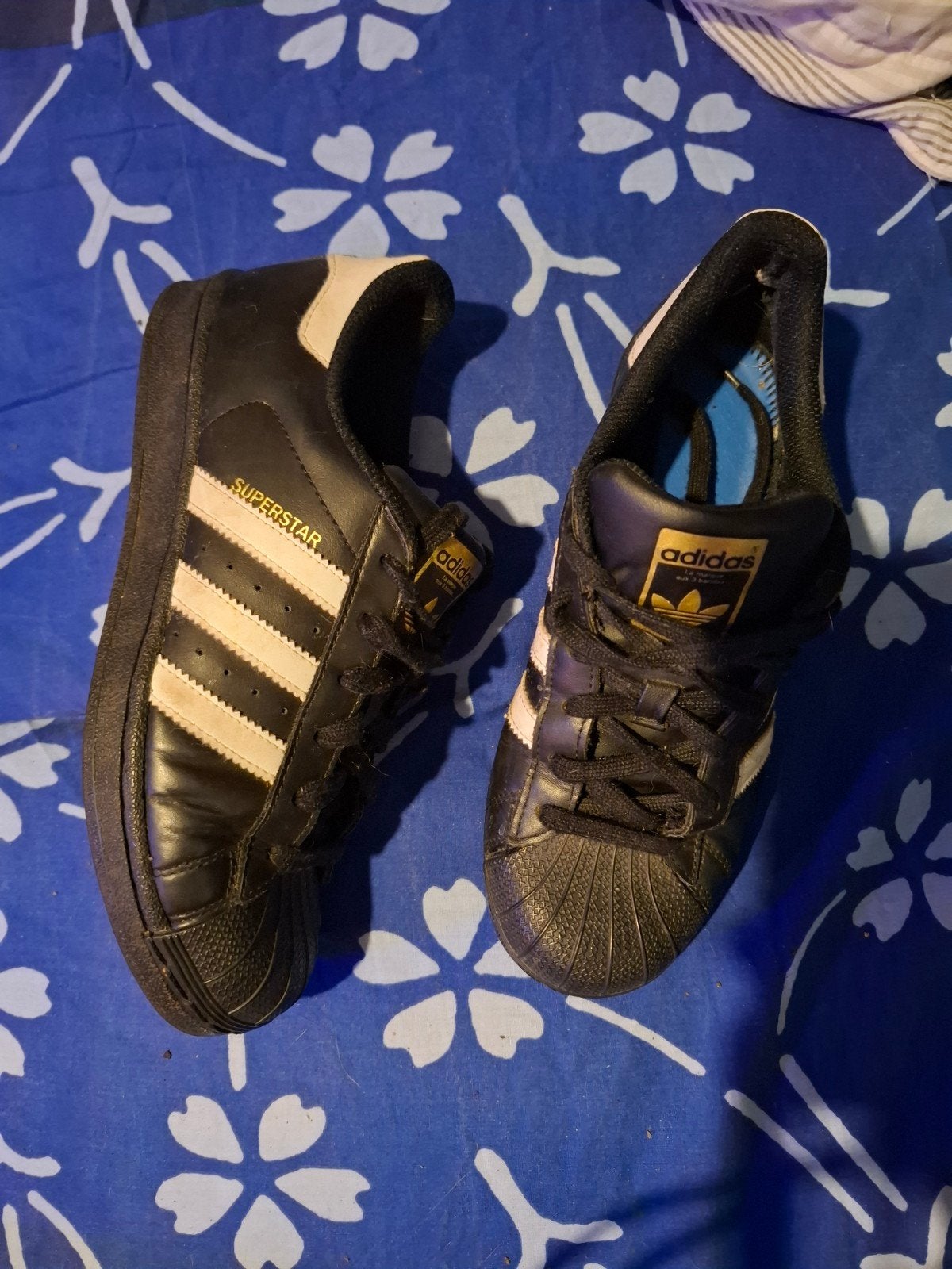 Adidas Superstar sneakers zwart - Maat 38, Ophalen, Zwart, Sneakers of Gympen, Adidas