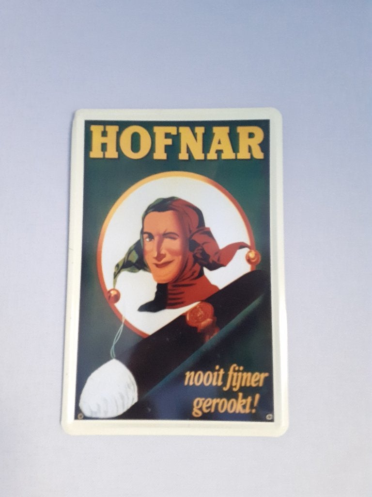 reclamebord Hofnar, Ophalen of Verzenden, Zo goed als nieuw, Reclamebord