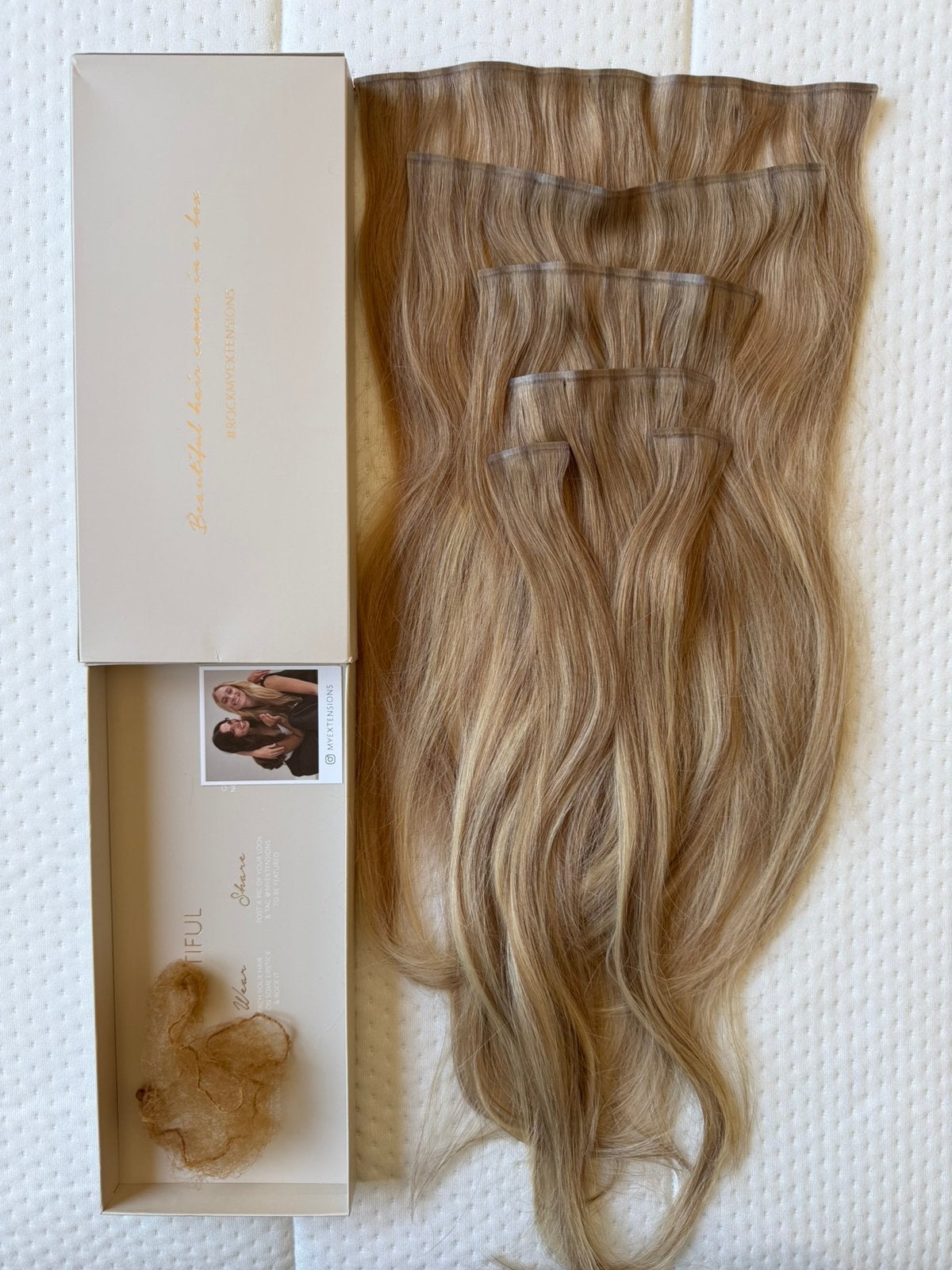 Invisible Clip In Extensions - 50cm, 100gr Echt Haar, Verzenden, Nieuw, Overige typen
