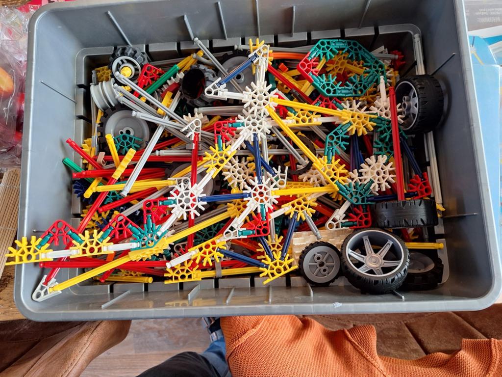 Twee partijen Kne'X, Ophalen, Gebruikt, K'nex