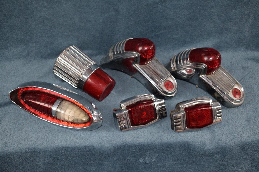 Collectie 6 Amerikaanse achterlicht oldtimer garage, Ophalen of Verzenden, Gebruikt, Auto's