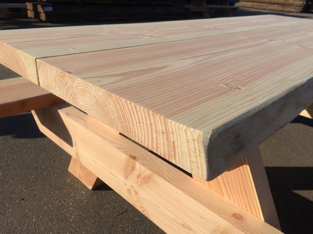 6 CM dik Douglas Picknicktafel Tuin Picknick Tafel, Niet ingevuld, Niet ingevuld, Nieuw, Ophalen of Verzenden
