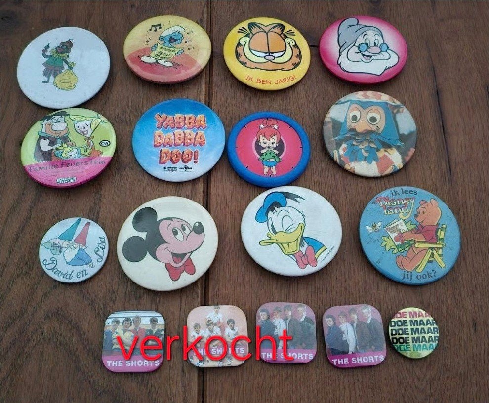 Buttons- diverse vintage Buttons-verzend ook, Ophalen, Gebruikt, Overige typen