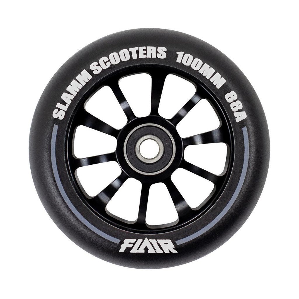 SLAMM Flair 2.0 Reserve Wiel Stuntstep 100 mm Zwart KOOPJE!, Ophalen of Verzenden, Nieuw, Loopfiets