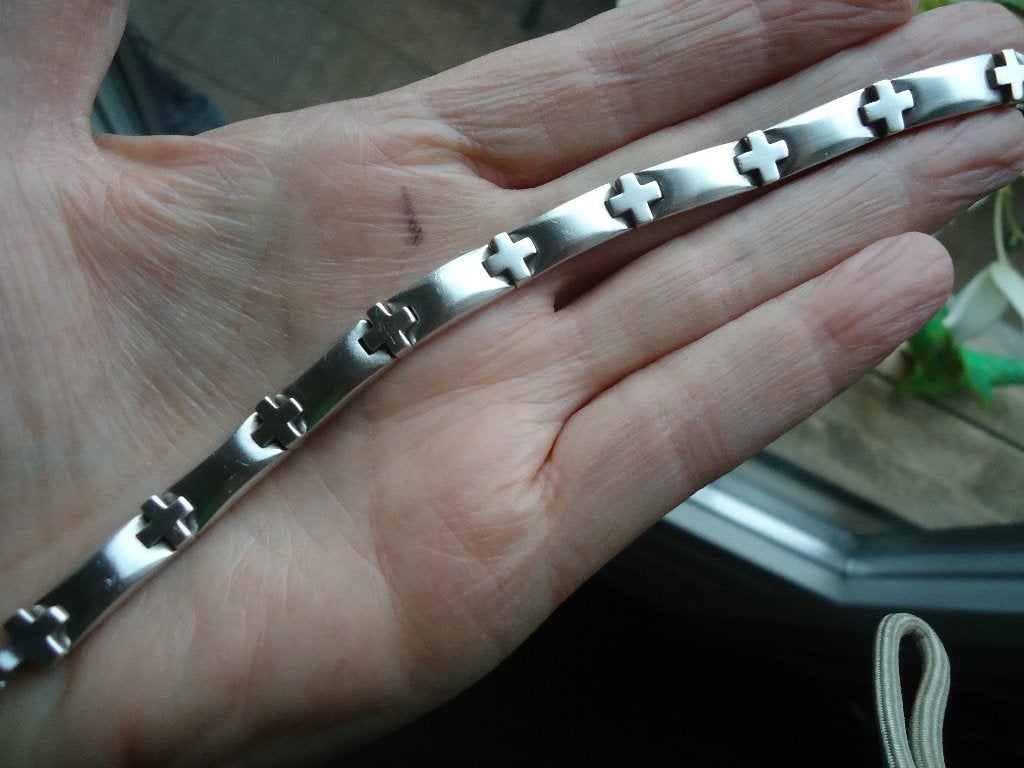 zware esprit armband echt zilver 925 en 26,7 gram, Ophalen of Verzenden, Gebruikt, Zilver, Zilver