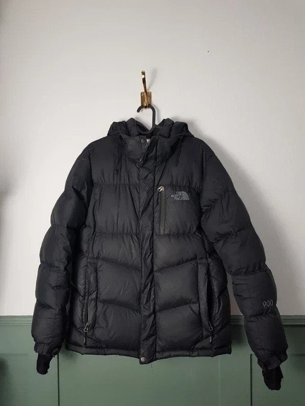 The North Face 900 Puffer Jas Zwart - maat M, Maat 38/40 (M), Fashiontiek, Zwart, Ophalen of Verzenden