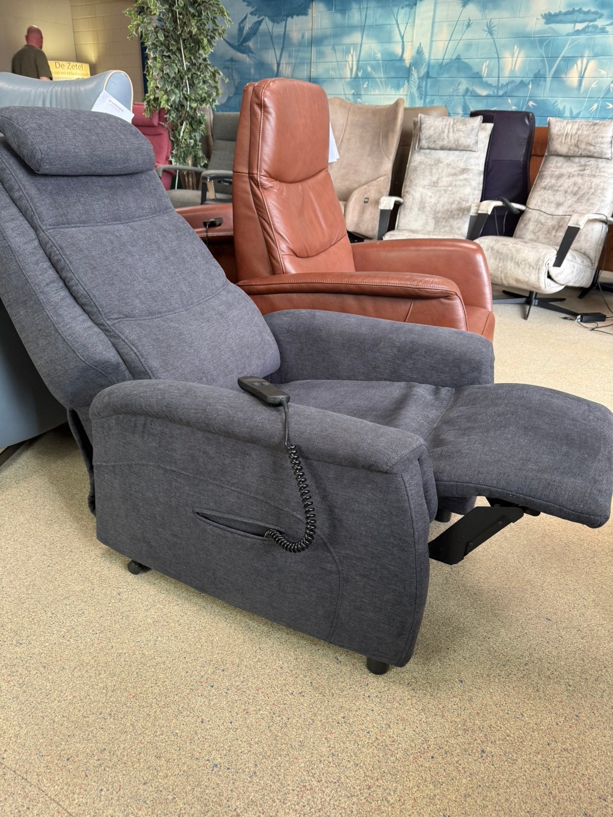 Hukla sta op elektrische relax fauteuil gratis bezorging, Ophalen of Verzenden, Nieuw, Ruim 100 Top merken in alle kleuren en maten