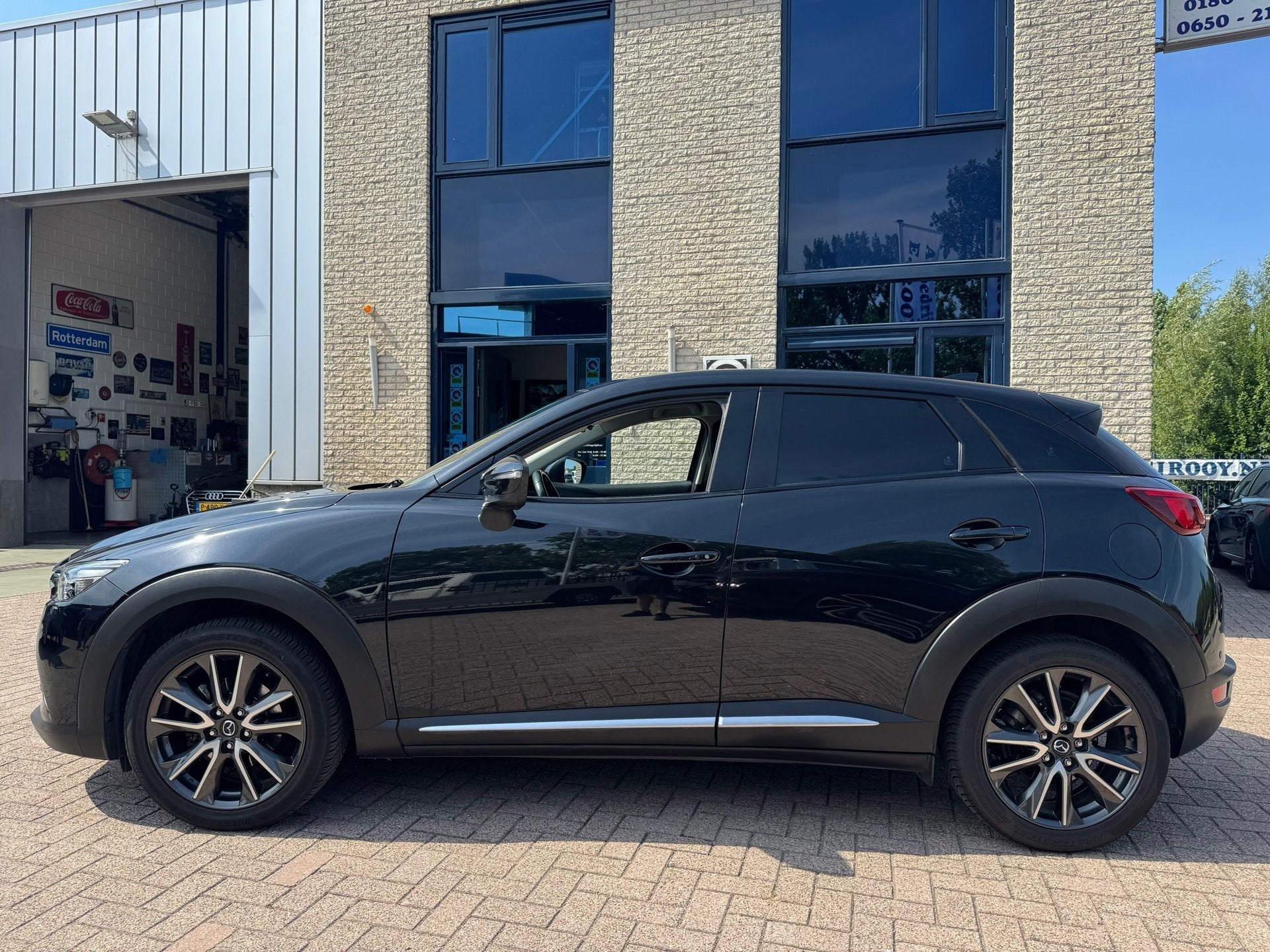 Mazda CX-3 2.0 SkyActiv-G 120 GT-M- automaat-leer-headup, 1998 cc, 4 cilinders, Zwart, Leder