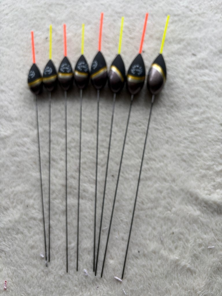 adv 152 / NIEUW serie 8 dobbers VAN DEN EYNDE, Ophalen of Verzenden, Nieuw, Dobber of Lood