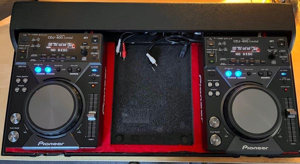 2x Pioneer CDJ 400 Limited Edition + Flightcase, Muziek en Instrumenten, Ophalen, Zo goed als nieuw, Dj-set, Pioneer