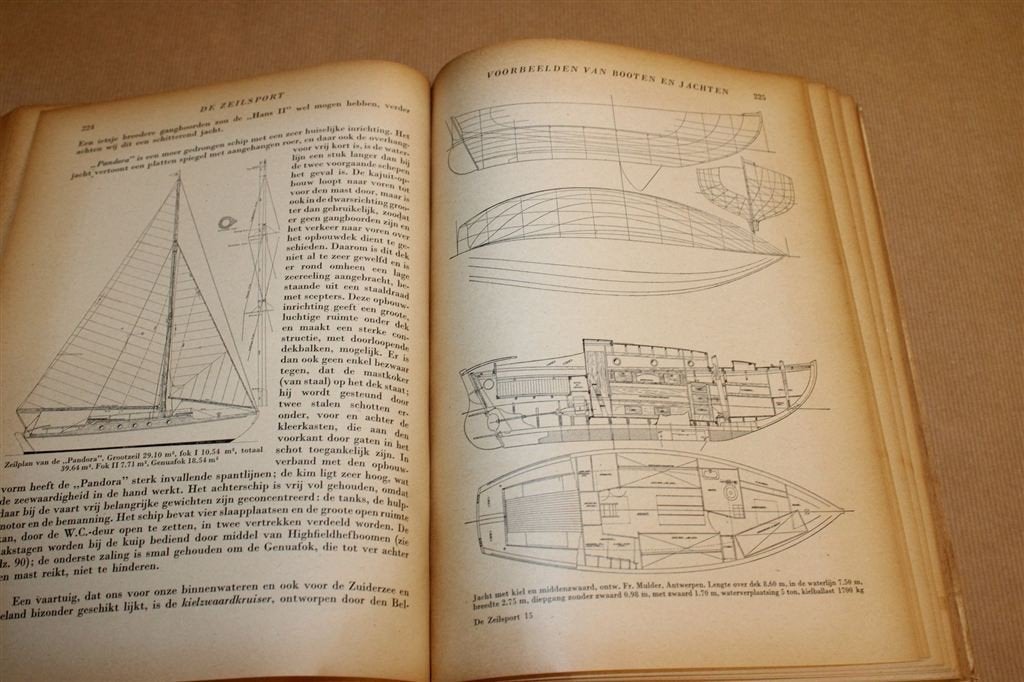 De Zeilsport — Naslagwerk 516 pag, Vintage Zeilboek 1943, Ophalen of Verzenden, Gelezen, Overige onderwerpen