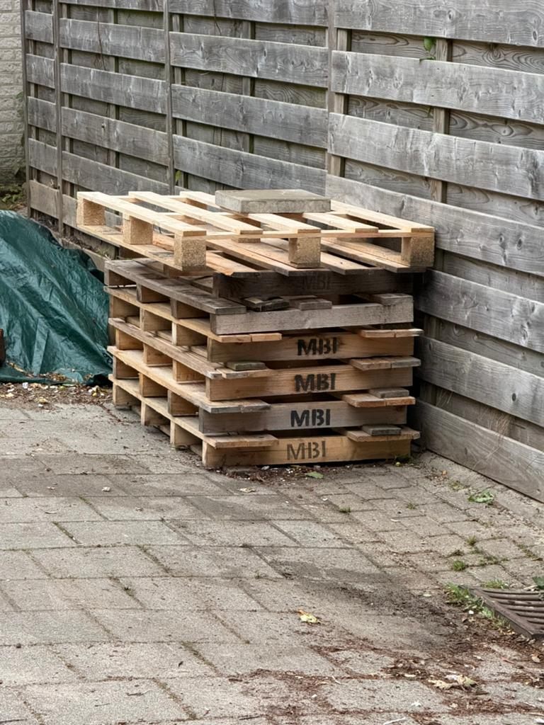 Pallets, Doe-het-zelf en Verbouw, Hout en Planken, Ophalen, Overige houtsoorten, Minder dan 200 cm, Pallet