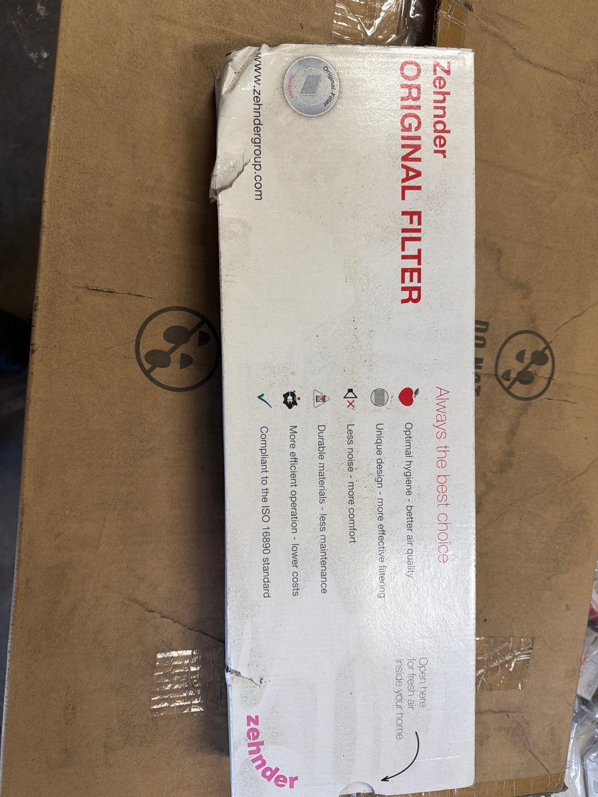 Zehnder Origineel Filter - Optimale Luchtkwaliteit, Ophalen of Verzenden, Nieuw, Afzuiger