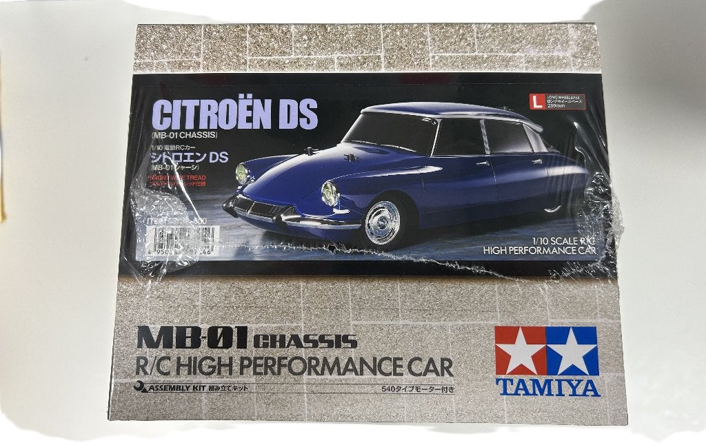 Tamiya 58734 1/10 R/C Citroën DS (MB-01) rc auto, Elektro, Nieuw, Ophalen of Verzenden, Schaal 1:10