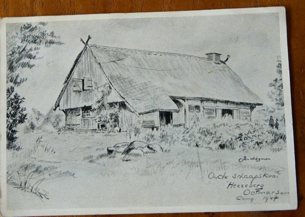 prachtige oude ansichten, Ophalen of Verzenden, 1940 tot 1960, Gelopen, Overijssel