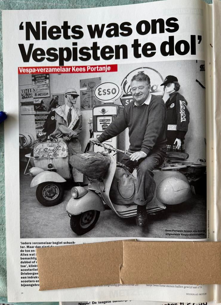 Verslag 1996 Kees Portanje Vespa verzamelaar, Ophalen of Verzenden, Zo goed als nieuw, Auto's