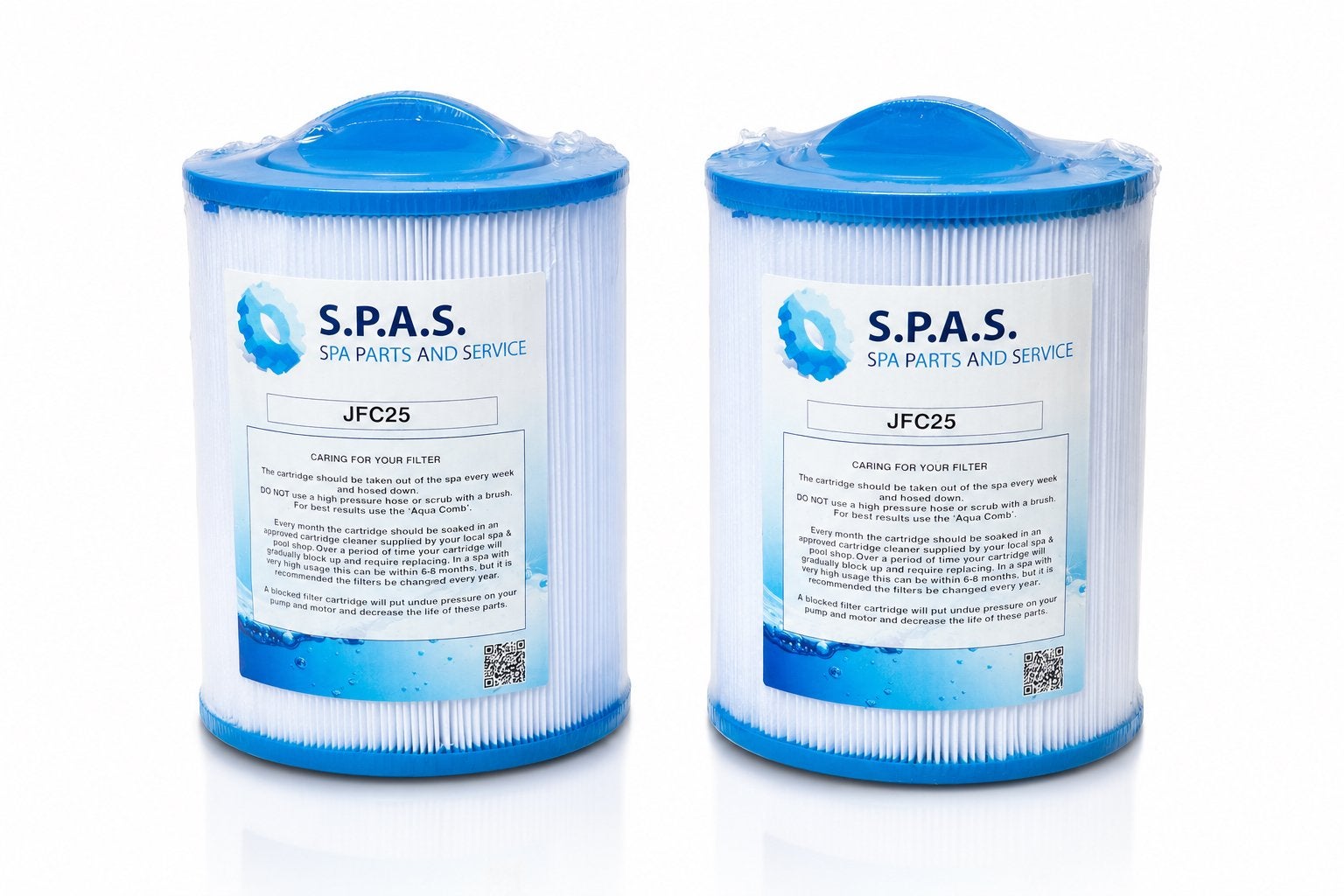 2x nieuwe JFC25 spa/jacuzzi filters - S.P.A.S., Ophalen of Verzenden, Nieuw, Overige typen