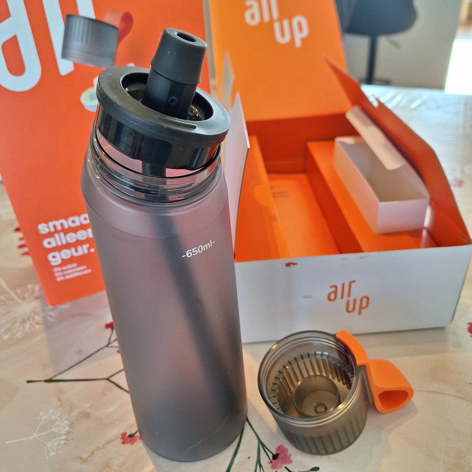 Air up drinkfles, Ophalen of Verzenden, Zo goed als nieuw