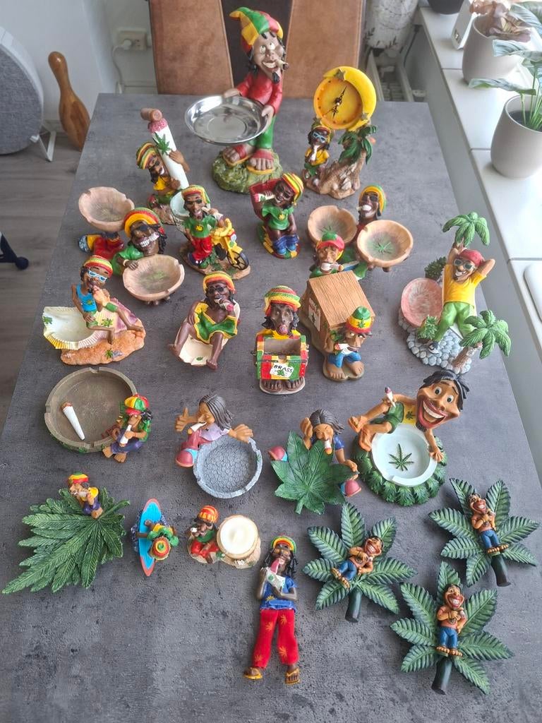 Verzameling Rasta mannetjes poppen beeldjes, Ophalen, Zo goed als nieuw, Overige typen