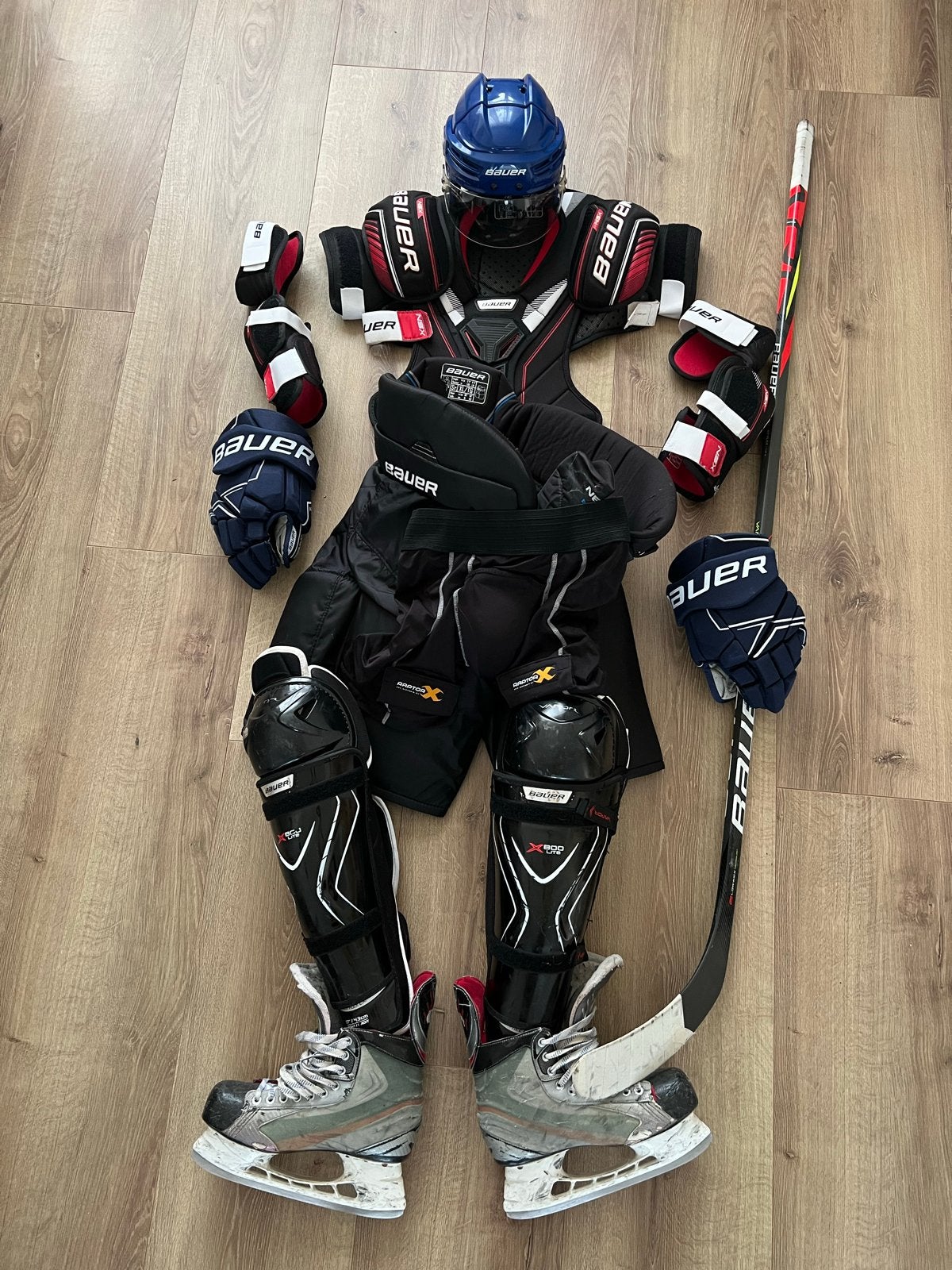 Complete Bauer ijshockey gear - Senior, Ophalen of Verzenden, Gebruikt, Bescherming