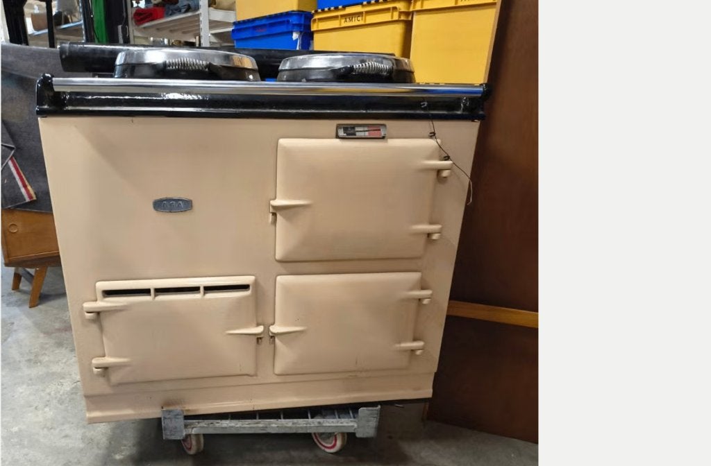Vintage  Aga fornuis, Witgoed en Apparatuur, Ophalen, Gebruikt, ., 3 kookzones of minder