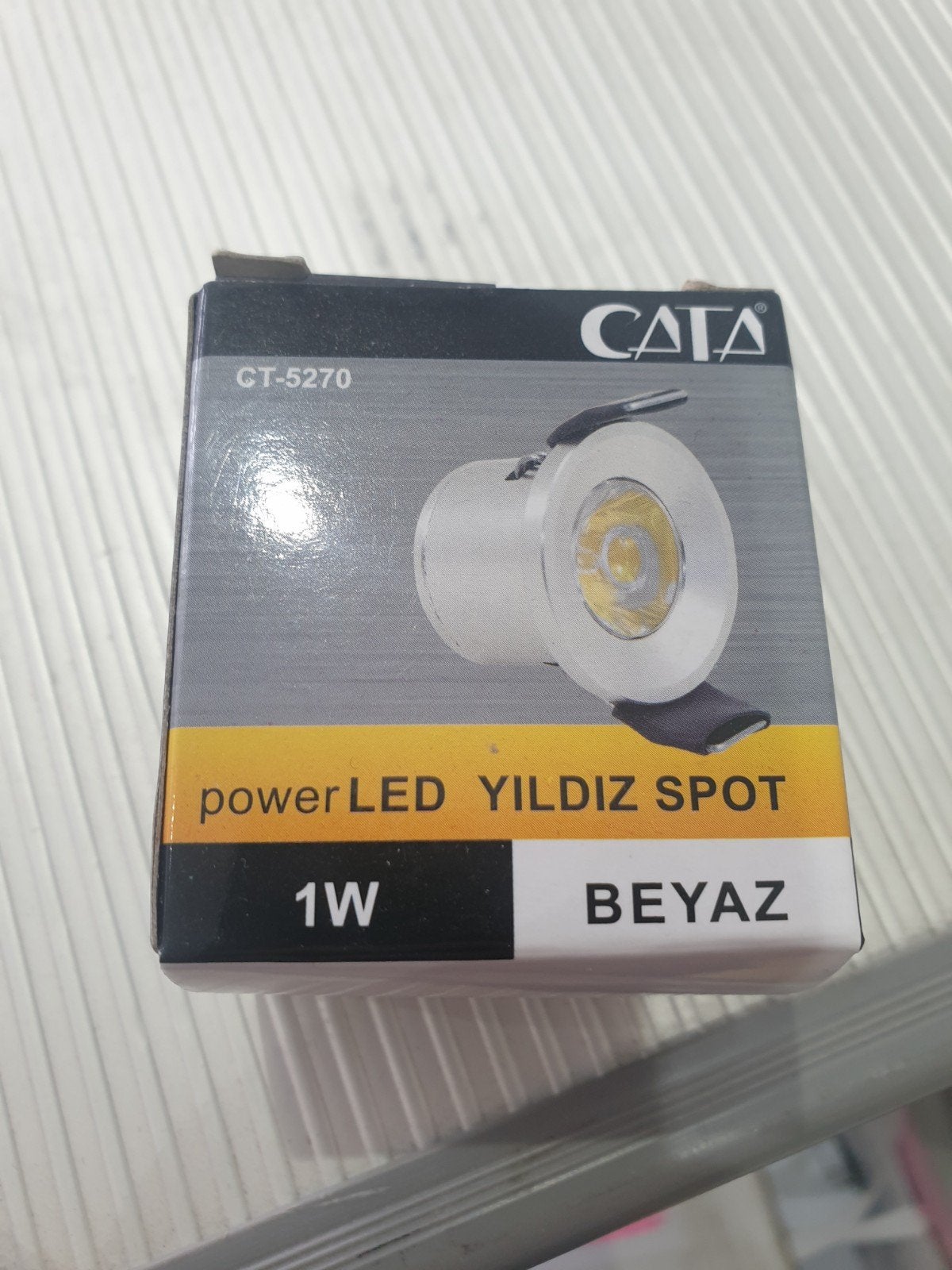 Mini LED Spot 1W - Veranda of Trapspotje, Metaal, Wit, Overige merken, Nieuw