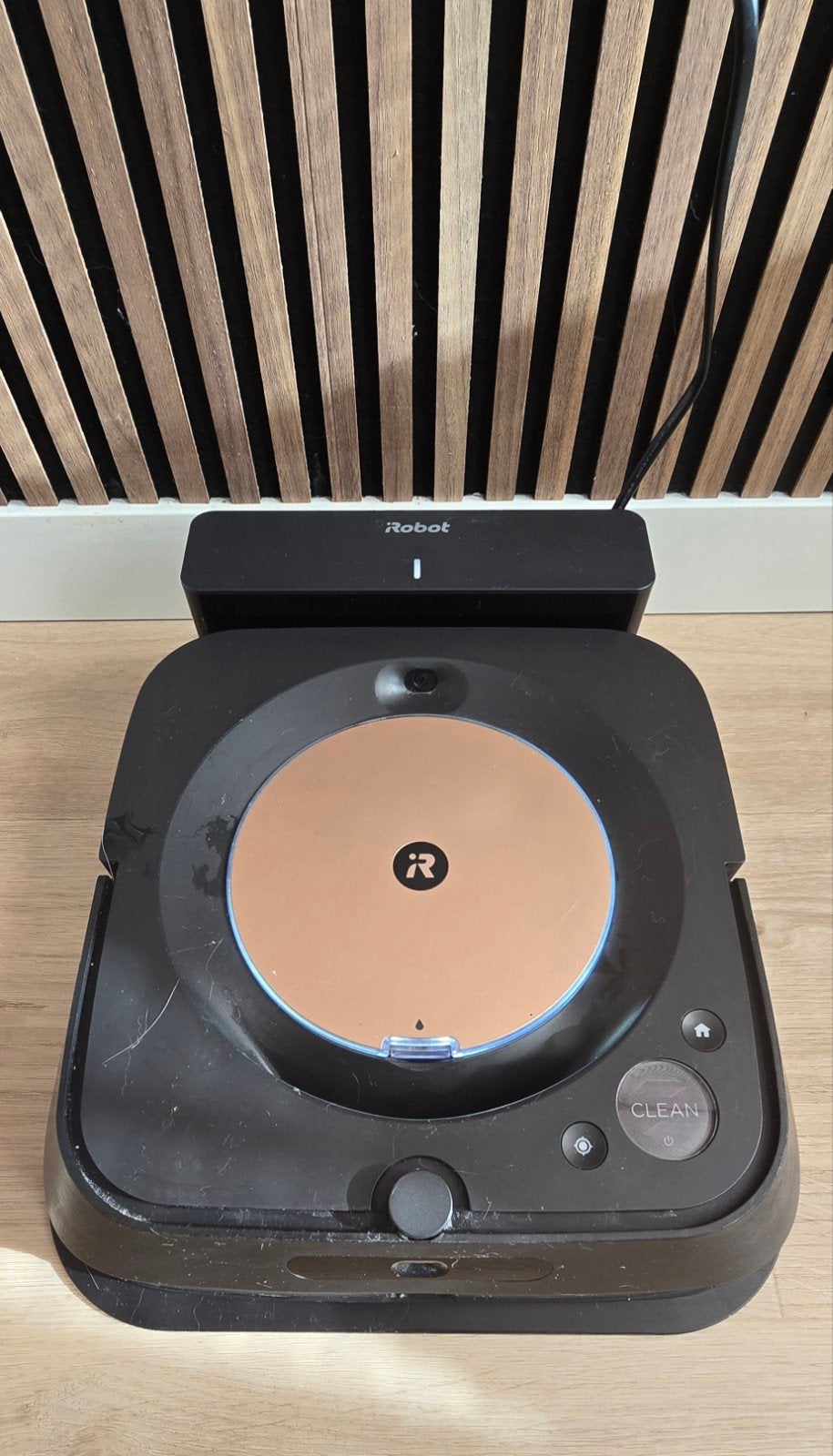 iRobot Braava M6 dweilrobot met extra accessoires, Ophalen, IRobot, Bedienbaar via app, Zo goed als nieuw