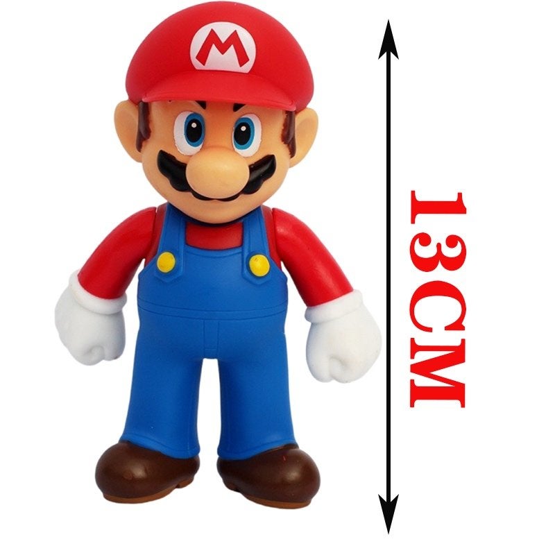 Nieuw !!  Beweegbare Super Mario pop / figuur. 13 cm, Ophalen of Verzenden, Nieuw