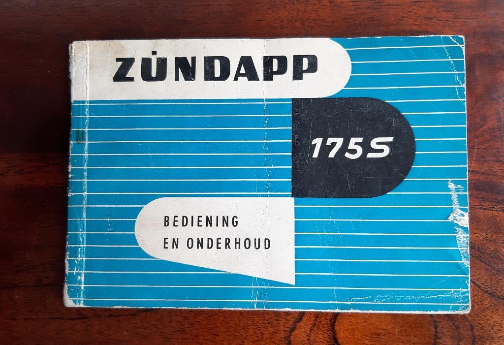 Zundapp 175S bediening en onderhoudsboekje Nederlandstalig, Verzenden, Overige merken
