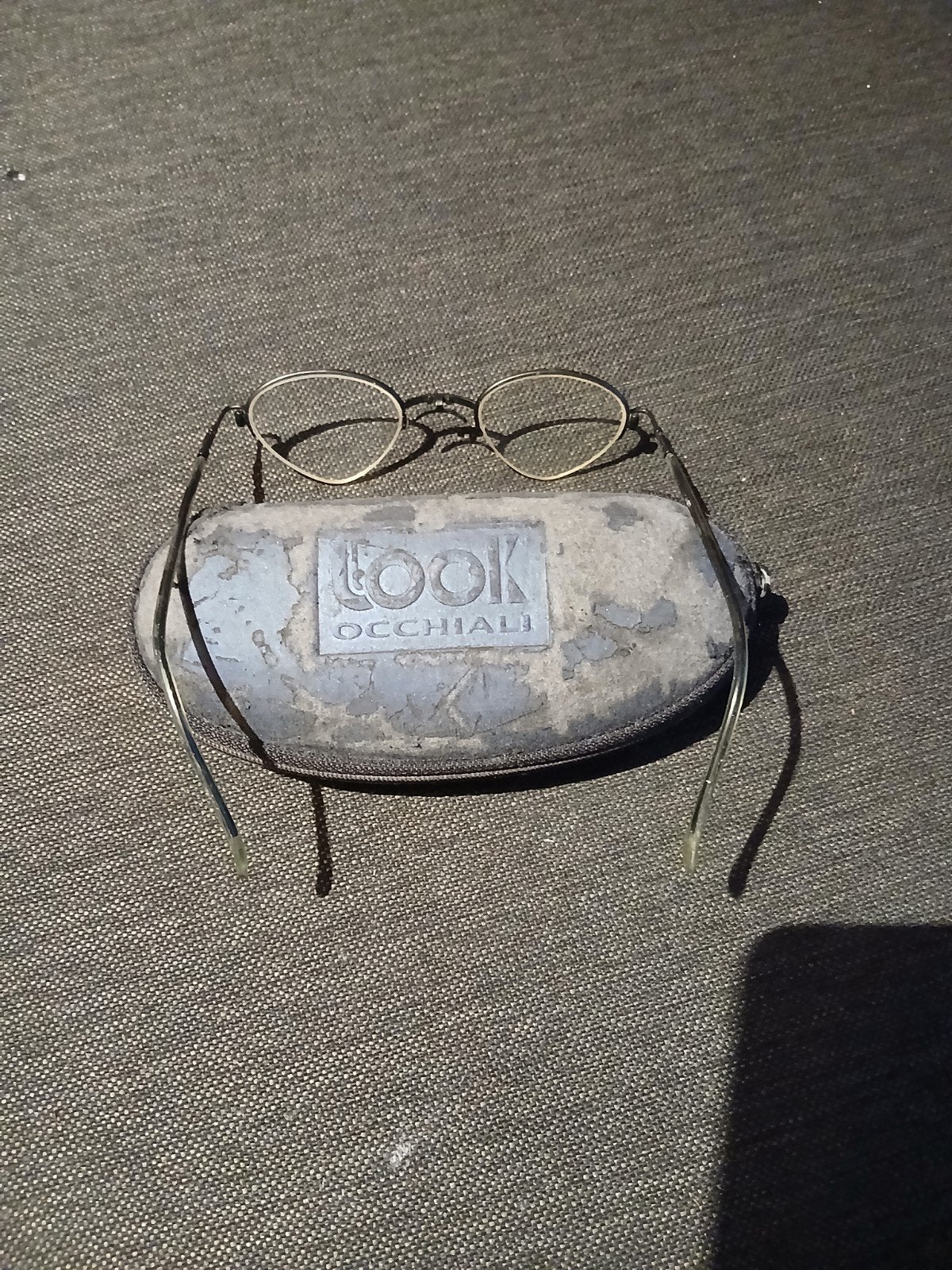 Vintage Look Occhiali bril met etui, Antiek en Kunst, Ophalen of Verzenden