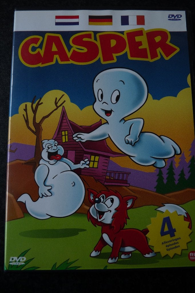 z.g.a.n dvd Casper, tekenfilm, Tekenfilm, Ophalen of Verzenden, Zo goed als nieuw, Alle leeftijden
