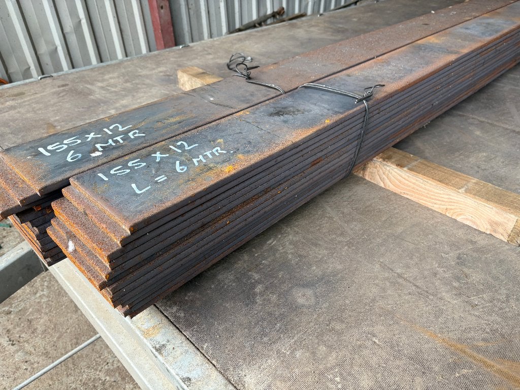 Plaat metaal, ijzeren strip , Plat 155 x12 mm, Doe-het-zelf en Verbouw, Ophalen, Nieuw, Overige materialen, Minder dan 20 mm