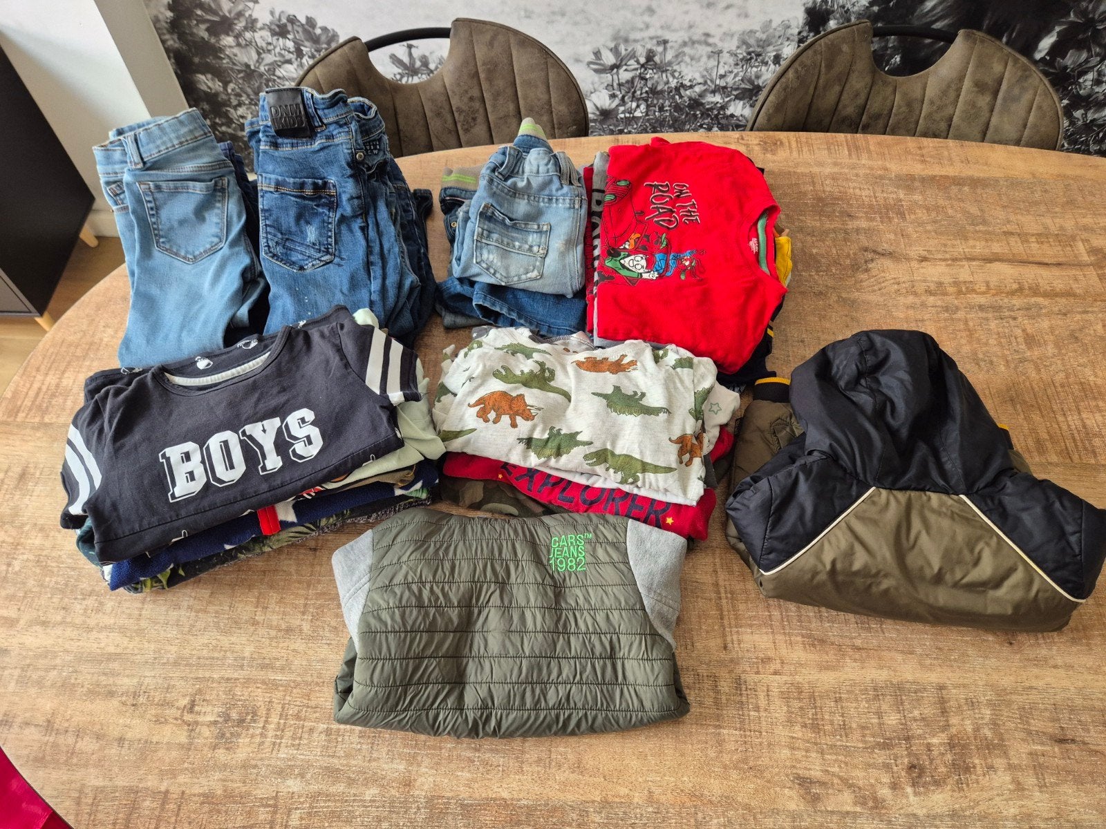 Kledingpakket jongen maat 110 - Meer dan op foto!, Kinderen en Baby's, Kinderkleding | Maat 110, Ophalen of Verzenden, Gebruikt
