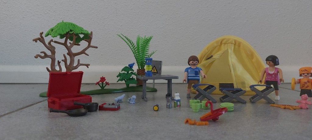 playmobil camping, Losse onderdelen, Overige typen, Ophalen of Verzenden, Summer fun