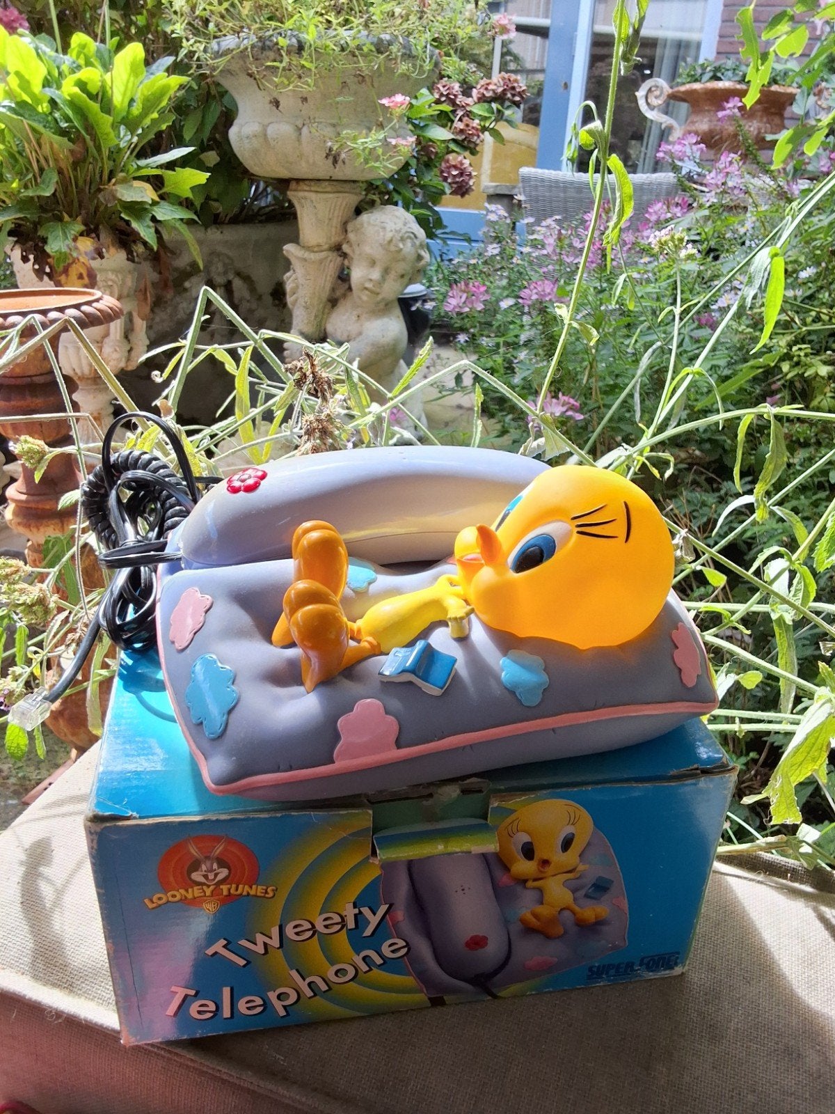 Vintage Looney Tunes Tweety Telefoon - Werkt nog! SF-2000, Telecommunicatie, Vaste telefoons | Niet Draadloos, Ophalen of Verzenden