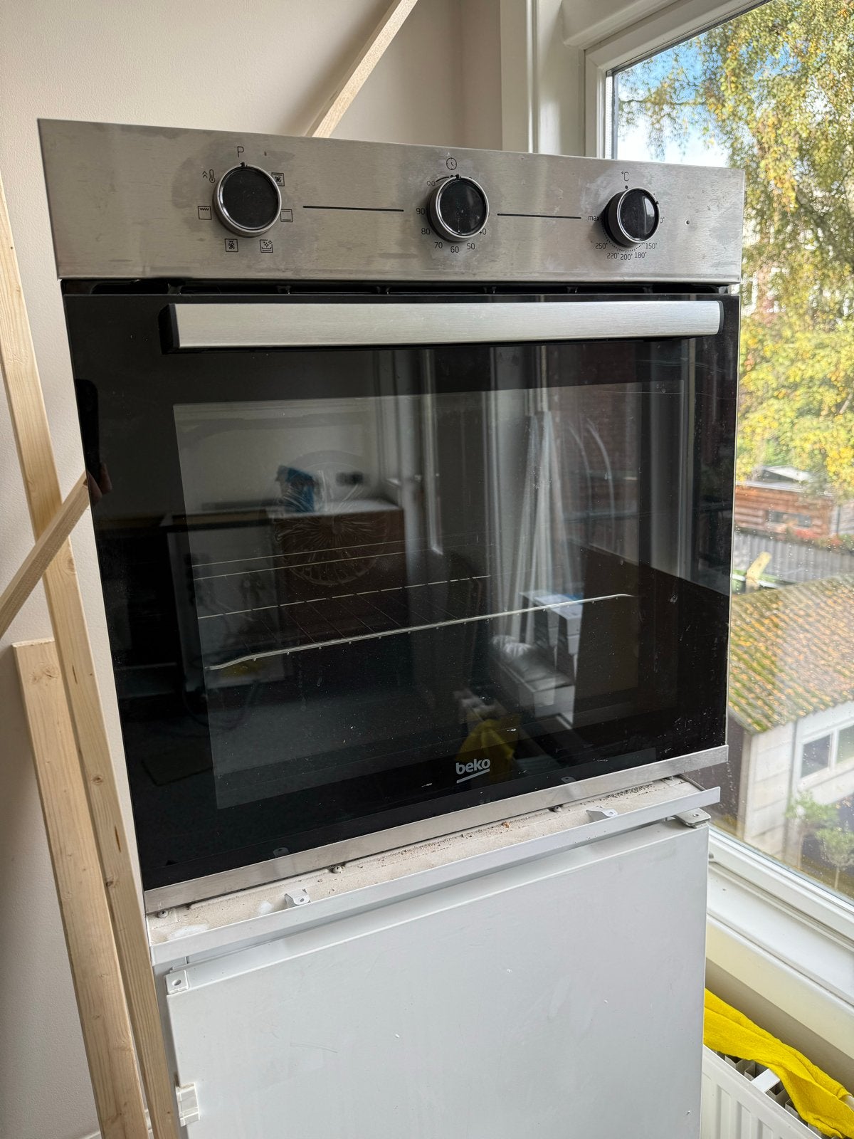Beko Inbouw Oven BBIE12100XD - Zo goed als nieuw, Witgoed en Apparatuur, Hete lucht, Ophalen of Verzenden, Inbouw, 55 tot 60 cm